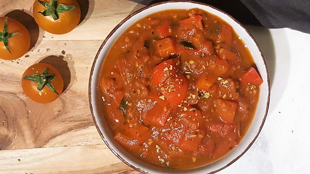 Tomaten-Paprika-Dip - firlepflanz