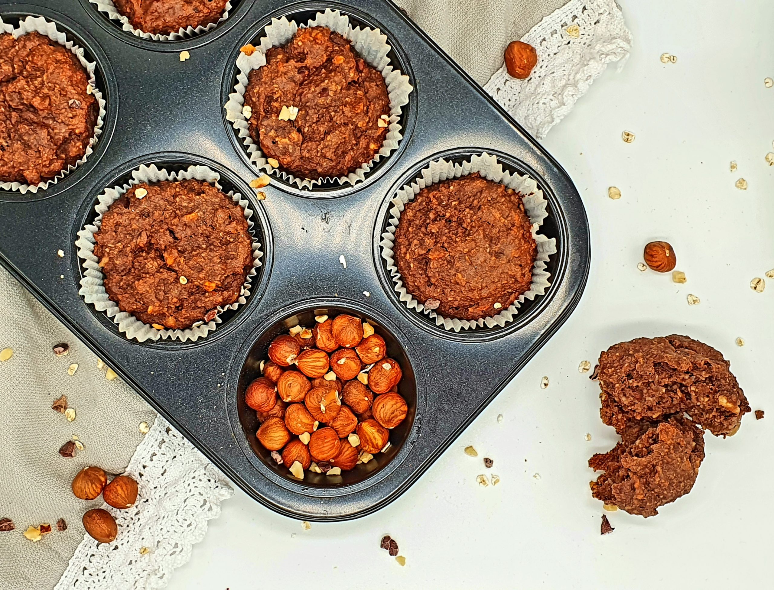 Schoki-Haselnuss Muffins - firlepflanz
